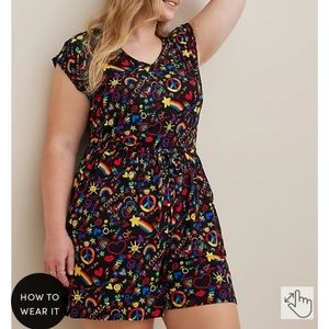 Torrid Rainbow Pride Romper